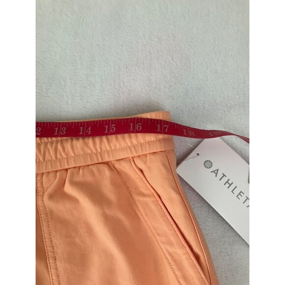 Athleta Farallon Active Elastic Waist Shorts Size Large (12), Orange NEW - Picture 4 of 7